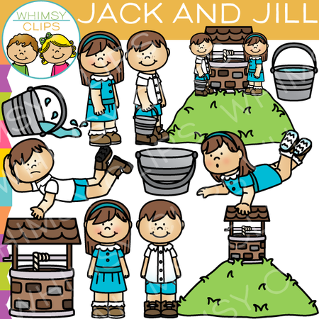 Jack and Jill Nursery Rhyme Clip Art – Whimsy Clips