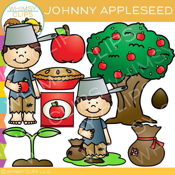Johnny Appleseed Clip Art