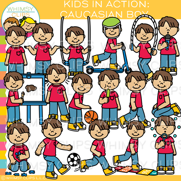 Caucasian Boy Clip Art