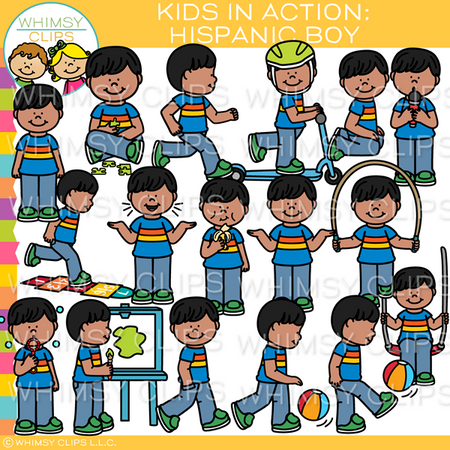 Hispanic Boy Clip Art