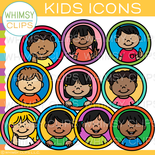 Icon Kids Clip Art