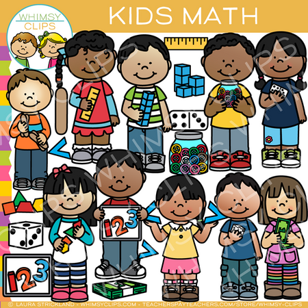 Kids Math Clip Art