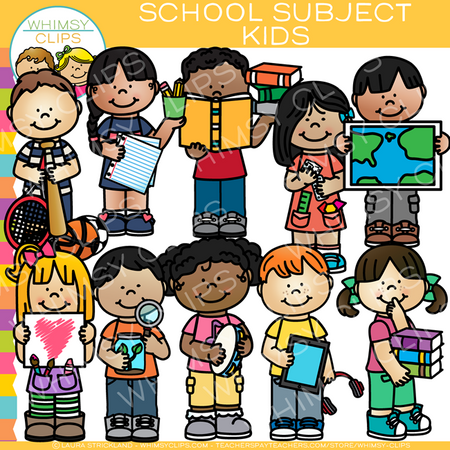 School Subjects Clip Art