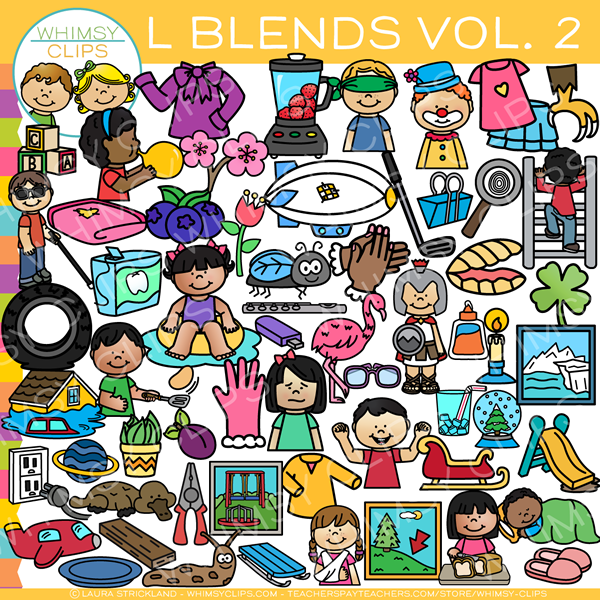 L Blends Clip Art 