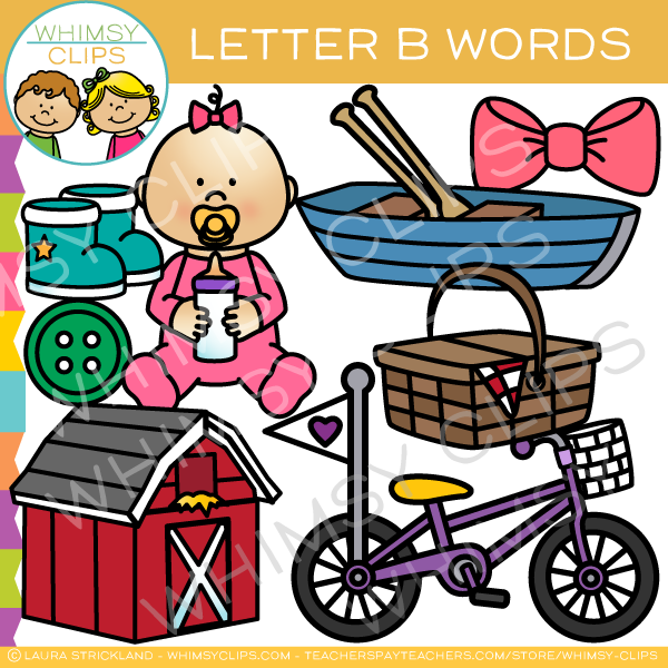 Letter B Alphabet Clip Art
