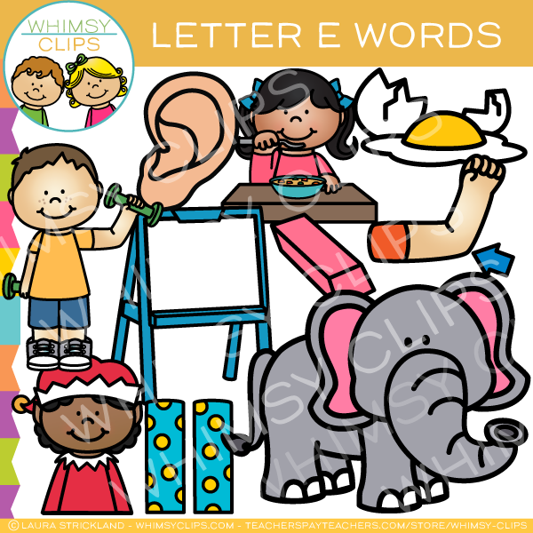 Letter E Alphabet Clip Art