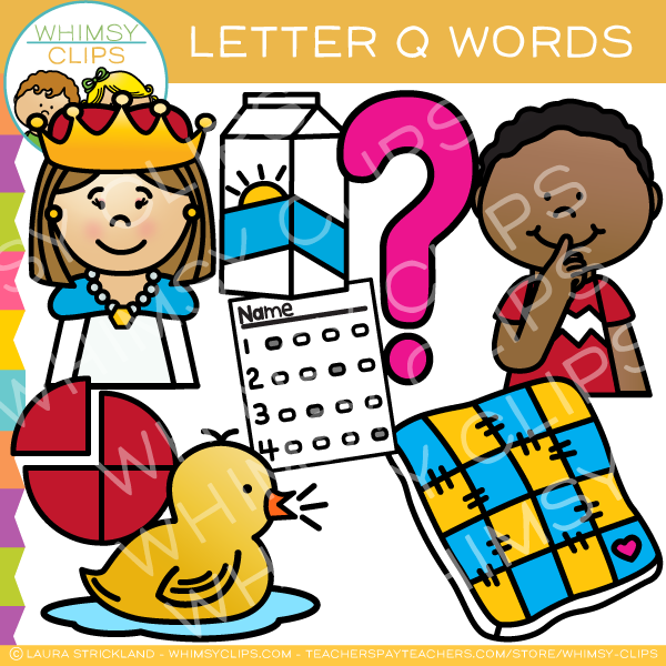 Letter Q Alphabet Clip Art
