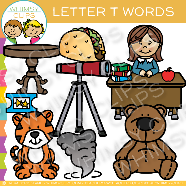 Letter T Alphabet Clip Art