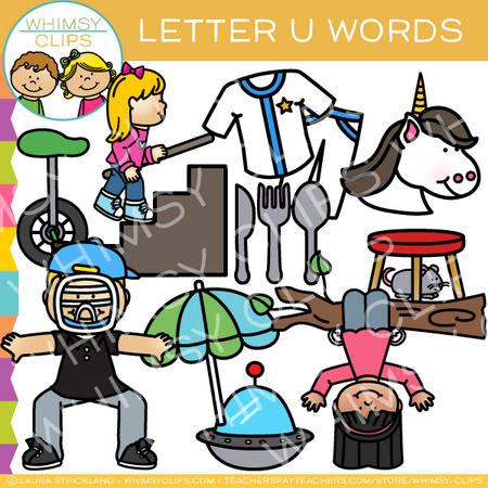 Letter U Alphabet Clip Art