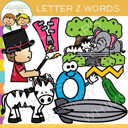 Letter Z Alphabet Clip Art