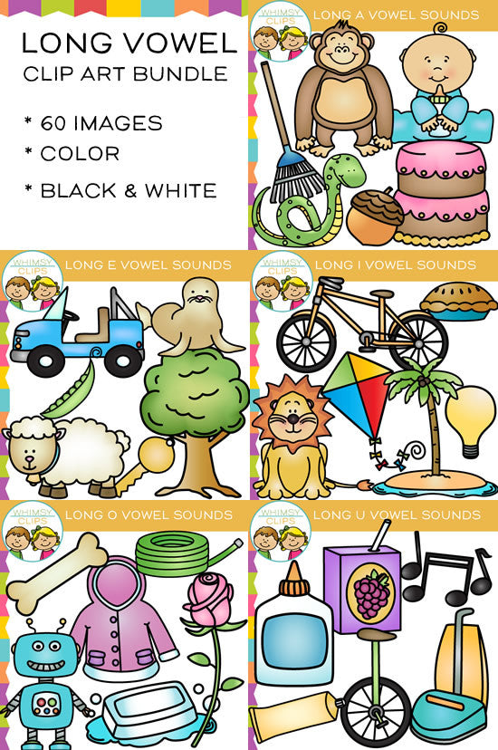 Long Vowel Clip Art