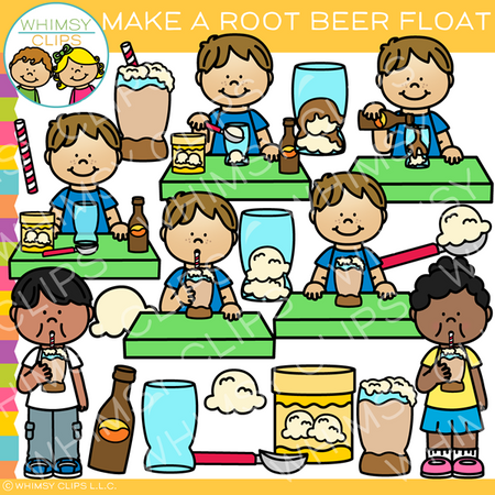 Make a Root Beer Float Clip Art