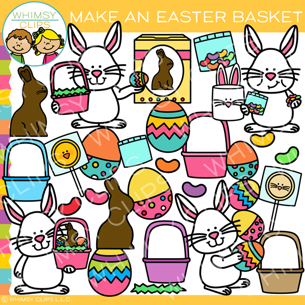 Make an Easter Basket Clip Art
