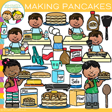 Making Pancakes Clip Art