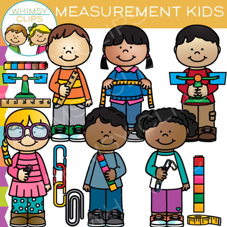 Measurement Kids Clip Art