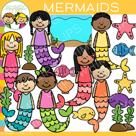 Mermaids Clip Art