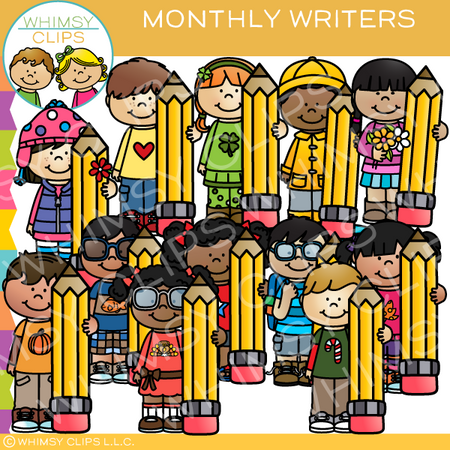 Monthly Writers Clip Art