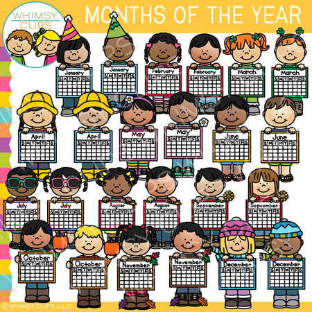 Months of the Year Clip Art