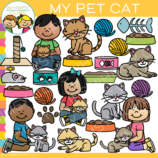 My Pet Cat Clip Art