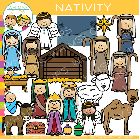Christmas Nativity Clip Art