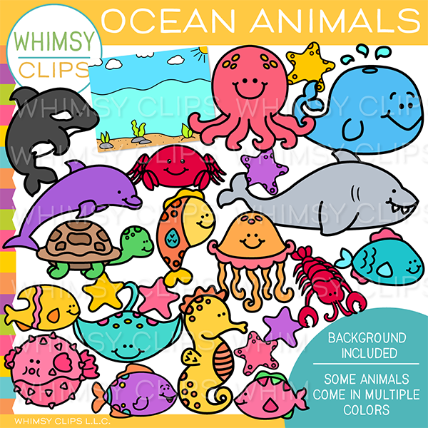 Whimsy Clips Water Ocean Clip Art , Images & Illustrations | Whimsy Clips