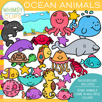 Ocean Animals Clip Art