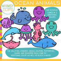 Ocean Animals Clipart