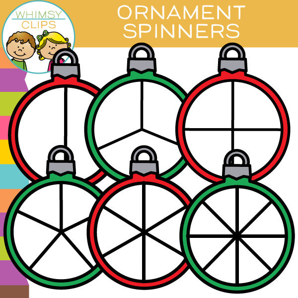 Ornament Spinners Clip Art