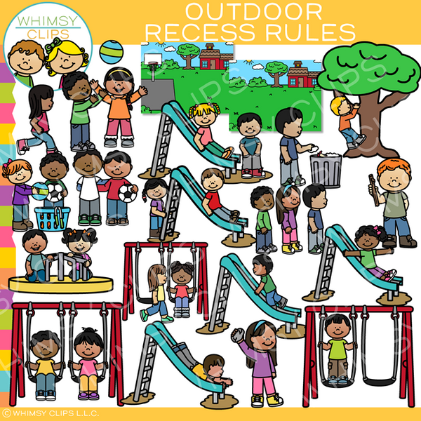 Outdoor Recess Rules Clip Art