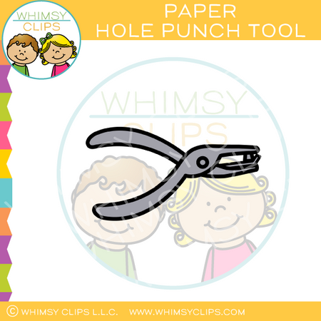 Paper Hole Punch Tool Clip Art