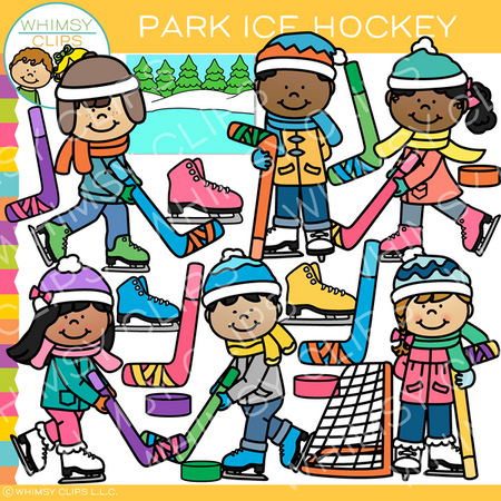 Park Ice Hockey Clip Art