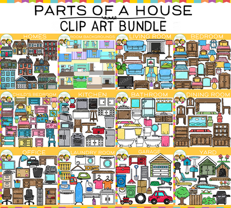Parts of a House Clip Art