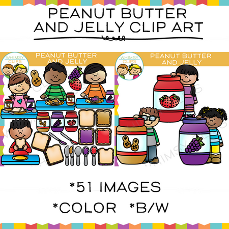 Peanut Butter and Jelly Clip Art