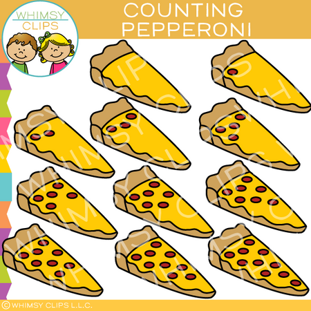 Pizza Counting Clip Art