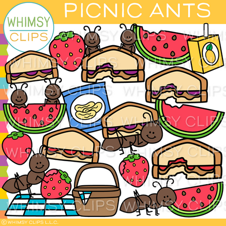 Picnic Ants Clip Art