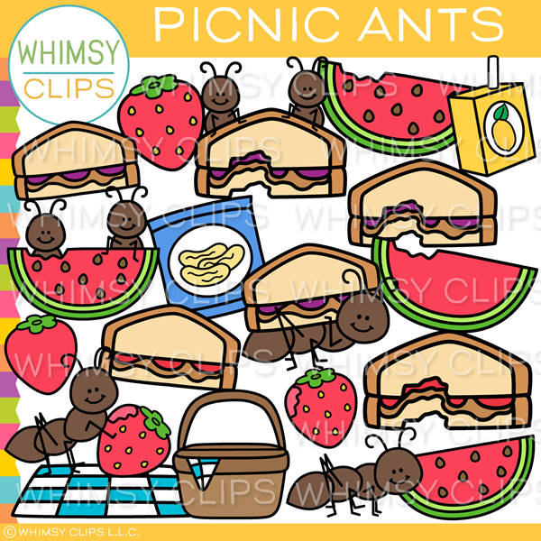 Picnic Ants Clip Art