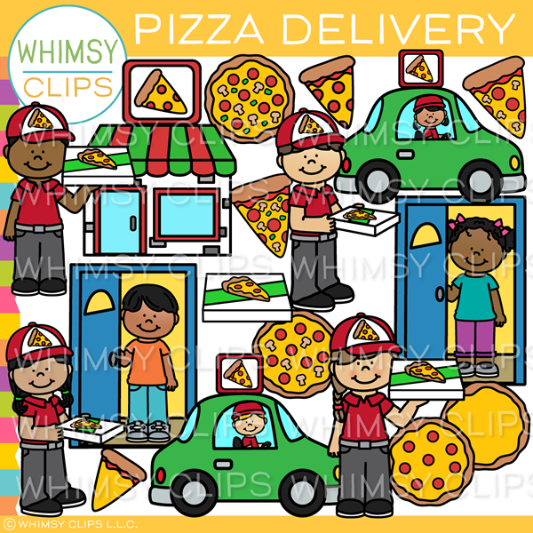 Pizza Delivery Clip Art