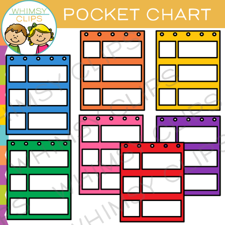 Pocket Chart Clip Art