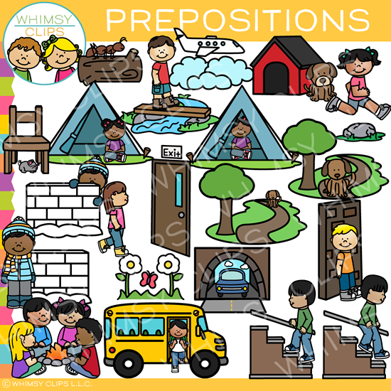 Prepositions Clip Art