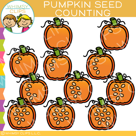 Autumn Counting Clip Art