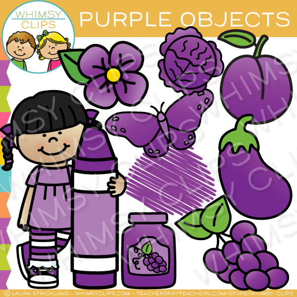 Purple Color Clip Art