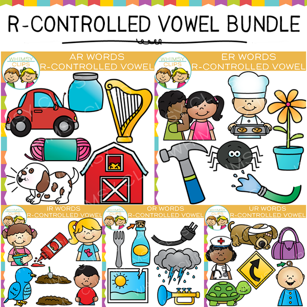 R Controlled Vowel Clip Art