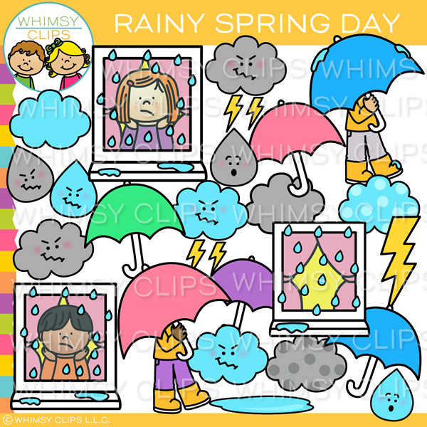 Rainy Spring Day Clip Art