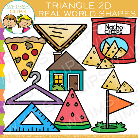 Triangle 2D Real Life Objects Clip Art