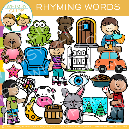 Rhyming Words Clip Art 