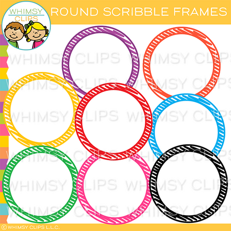 Round Scribble Frames