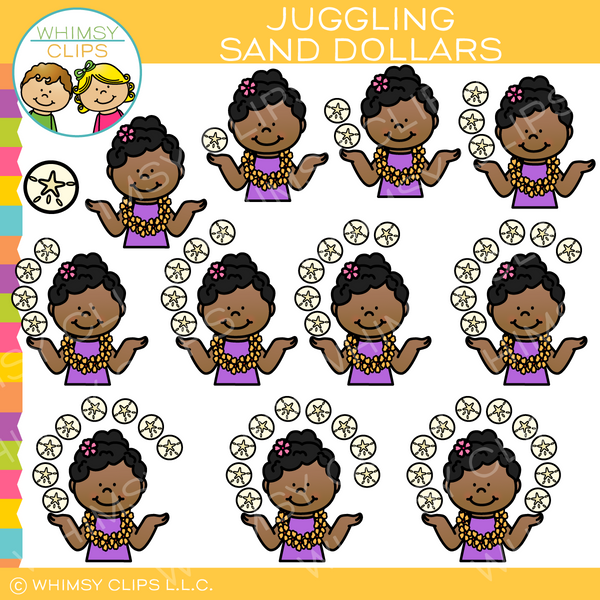 Summer Counting Clip Art