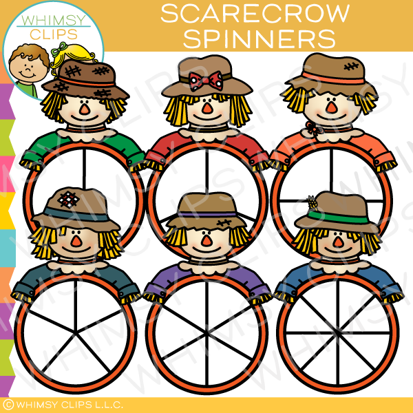 Scarecrow Spinner Clip Art