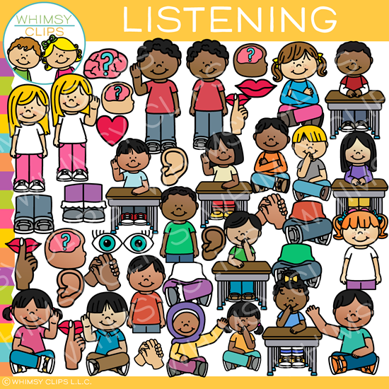 Listening Clip Art