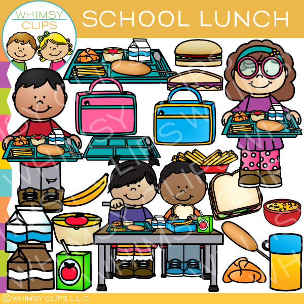 School Lunch Clip Art